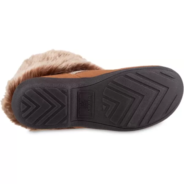 imageisotoner Womens Recycled Microsuede Mallory Boot Slipper with Memory Foam and IndoorOutdoor SoleCognac