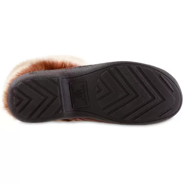 imageisotoner Womens Recycled Microsuede Mallory Boot Slipper with Memory Foam and IndoorOutdoor SoleDark Chocolate