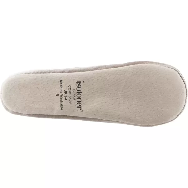 imageisotoner Womens Satin Ballerina Slippers with Classic Ribbon Or Soft Tie Bow and Suede SoleSand Trap Soft Tie Bow