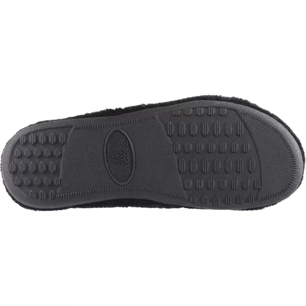 imageisotoner Womens Signature XSlide Slipper Satin Trim with Memory FoamBlack