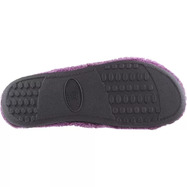 imageisotoner Womens Signature XSlide Slipper Satin Trim with Memory FoamUltraviolet