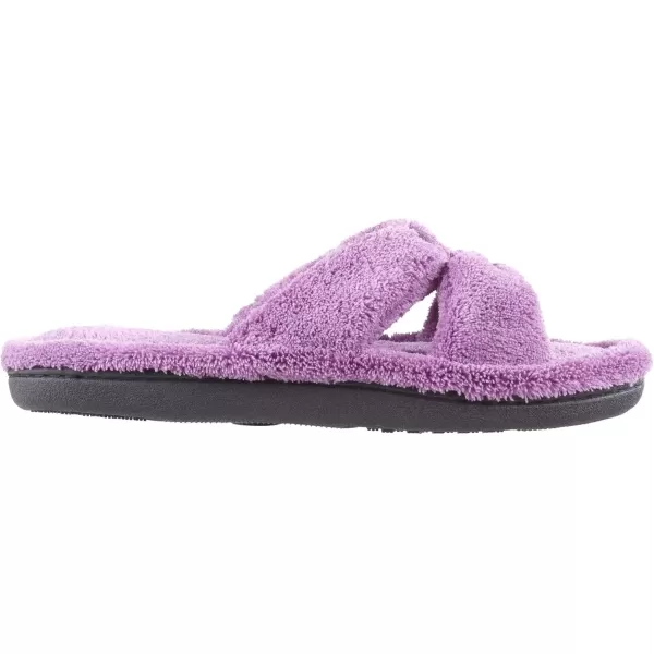 imageisotoner Womens Signature XSlide Slipper Satin Trim with Memory FoamUltraviolet