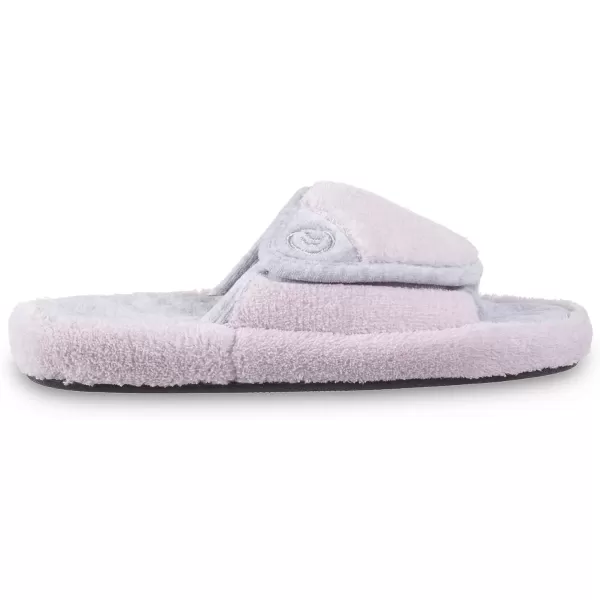 imageisotoner Womens Terry Spa Slip On Slide Slipper with Memory Foam for IndoorOutdoor ComfortPetal Pink