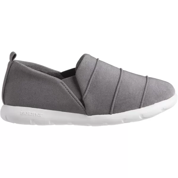 imageisotoner Womens Zenz Serenity Stretch Satin Lightweight Slipper Slipon ShoeAsh