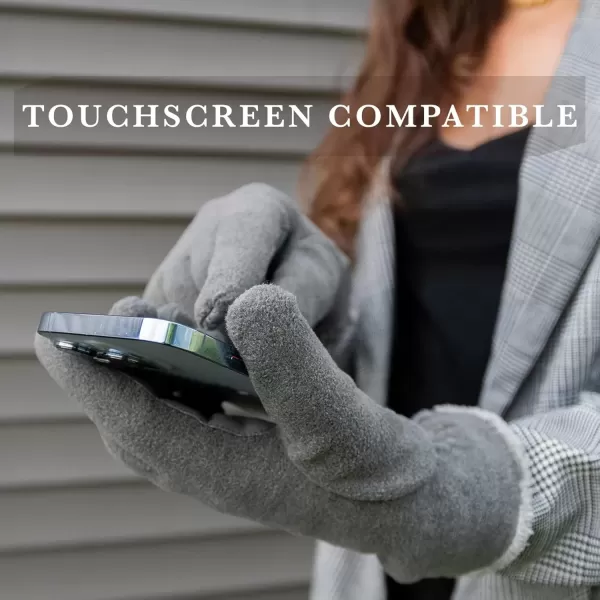 imageisotoner womens Stretch Fleece Gloves With Microluxe Lining and Smart Touch TechnologyNew Blush  Recycled and Smartdri