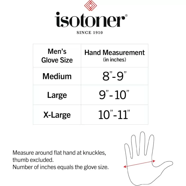 imageisotoner Mens Corduroy Glove With Mircosuede Palm PatchBlack