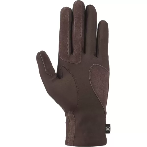 imageisotoner Signature Mens Gloves Spandex Stretch with Warm Knit LiningBrown