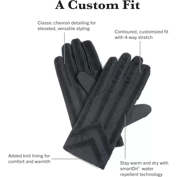 imageisotoner Signature Mens Gloves Spandex Stretch with Warm Knit LiningBrown
