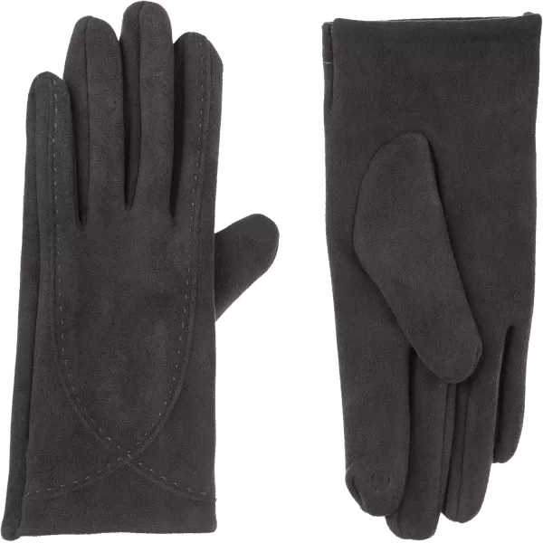 imageisotoner womens Womens Water Repellent and Touchscreen Microsuede GlovesAsh