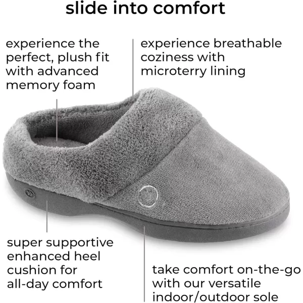 imageisotoner Womens Classic Hoodback W Memory Foam NonSlip Machine WashableAsh