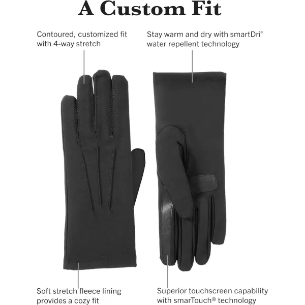 imageisotoner Womens Spandex Cold Weather Stretch Gloves With Warm Fleece LiningPlum