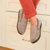 imageisotoner Mens Diamond Corduroy Moccasin IndoorOutdoor Slipper with Memory FoamAsh