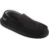 imageisotoner Mens Diamond Corduroy Moccasin IndoorOutdoor Slipper with Memory FoamBlack