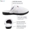imageisotoner Womens Chevron Slip on Clog Slippers with Moisture Wicking for IndoorOutdoor Comfort and Arch SupportPeriwinkle