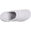 imageisotoner Womens Embroidered ClogHeather Grey Rounded