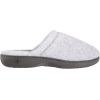 imageisotoner Womens Embroidered ClogHeather Grey Rounded