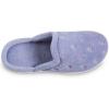 imageisotoner Womens Embroidered ClogPeriwinkle Scalloped