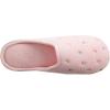 imageisotoner Womens Embroidered ClogPink Scalloped