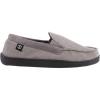 imageisotoner Mens Diamond Corduroy Moccasin IndoorOutdoor Slipper with Memory FoamAsh