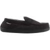 imageisotoner Mens Diamond Corduroy Moccasin IndoorOutdoor Slipper with Memory FoamBlack