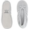 imageisotoner Womens Moisture Wicking and Suede Sole for Comfort SlipperLight Grey Chevron
