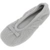 imageisotoner Womens Moisture Wicking and Suede Sole for Comfort SlipperLight Grey Chevron