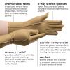 imageisotoner Women ampamp Men Arthritis Compression Rheumatoid Pain Relief Gloves for joint support with OpenFull finger designCamel