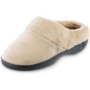 imageIsotoner Womens Classic Hoodback with Memory Foam SlipperTaupe