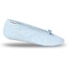 imageisotoner Womens Diamond Microterry Gemma Ballerina SlippersSuede Sole with Memory Foam Comfort Machine WashableBlue Fog Diamond