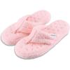 imageisotoner Womens Cozy Plush Terry Knit Joey Flip Flop Slippers with Enhanced Heel Support and Memory Foam ComfortEvening Sand