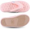 imageisotoner Womens Cozy Plush Terry Knit Joey Flip Flop Slippers with Enhanced Heel Support and Memory Foam ComfortEvening Sand