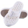 imageisotoner Womens Cozy Plush Terry Knit Joey Flip Flop Slippers with Enhanced Heel Support and Memory Foam ComfortEwe