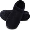 imageisotoner Womens IndoorOutdoor Slipon Diamond Microterry Gemma Clog Slippers with Memory Foam ComfortBlack
