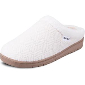 imageisotoner Womens IndoorOutdoor Slipon Diamond Microterry Gemma Clog Slippers with Memory Foam ComfortEwe