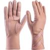 imageisotoner womens Spandex Touchscreen Cold Weather Gloves With Warm Fleece Lining and Chevron DetailsLight Pink