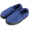 imageisotoner mens Berber Aspen Closed Back Slippers With Memory Foam Comfort and Breathable LiningBlue Note