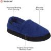 imageisotoner mens Berber Aspen Closed Back Slippers With Memory Foam Comfort and Breathable LiningBlue Note