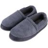 imageisotoner mens Berber Aspen Closed Back Slippers With Memory Foam Comfort and Breathable LiningMineral