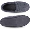 imageisotoner mens Berber Aspen Closed Back Slippers With Memory Foam Comfort and Breathable LiningMineral