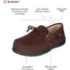 imageisotoner mens IndoorOutdoor Water Repellent Boater Moccasins and Clogs With Memory Foam ComfortDark Chocolate