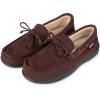 imageisotoner mens IndoorOutdoor Water Repellent Boater Moccasins and Clogs With Memory Foam ComfortDark Chocolate