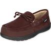 imageisotoner mens IndoorOutdoor Water Repellent Boater Moccasins and Clogs With Memory Foam ComfortDark Chocolate