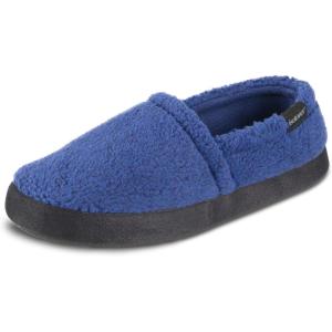 imageisotoner mens Berber Aspen Closed Back Slippers With Memory Foam Comfort and Breathable LiningBlue Note