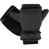 imageisotoner womens Water Repellent Touchscreen Iridescent Sleekheat Gloves and Flip Top MittensBlack