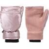 imageisotoner womens Water Repellent Touchscreen Iridescent Sleekheat Gloves and Flip Top MittensNew Blush