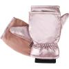 imageisotoner womens Water Repellent Touchscreen Iridescent Sleekheat Gloves and Flip Top MittensNew Blush