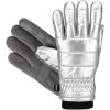 imageisotoner womens Water Repellent Touchscreen Iridescent Sleekheat Gloves and Flip Top MittensSilver