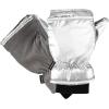 imageisotoner womens Water Repellent Touchscreen Iridescent Sleekheat Gloves and Flip Top MittensSilver