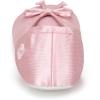 imageisotoner Womens Classic Stretch Satin Ballerina Slippers with Satin and Sequin Bow TieDark Orchid