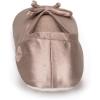 imageisotoner Womens Classic Stretch Satin Ballerina Slippers with Satin and Sequin Bow TieDeep Taupe